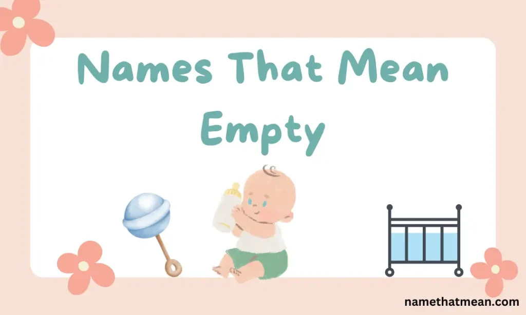 names-that-mean-empty