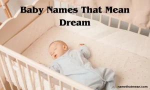 Baby names that mean dream