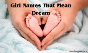 Girl names that mean dream